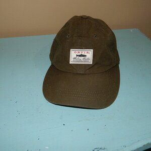 Orvis Fishing Tackle Manchester, Vermont Waxed Canvas Cap Hat